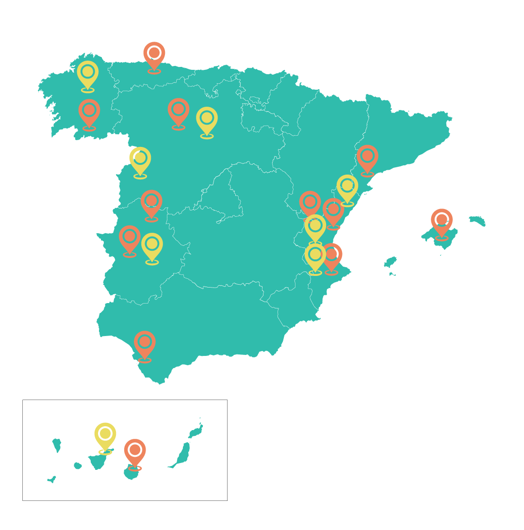 Mapa cooperativas